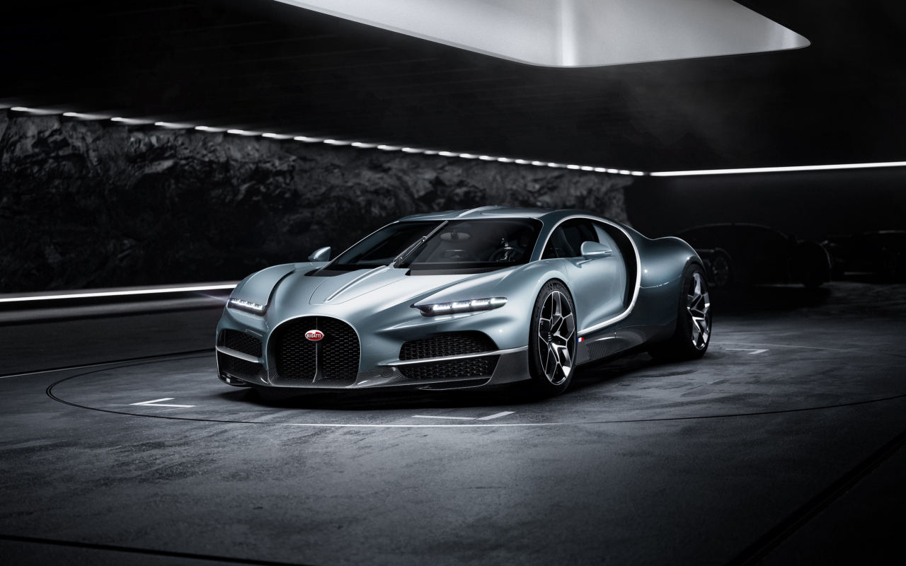 Дорогой быстрый спортивный автомобиль Bugatti Tourbillon 2024 года