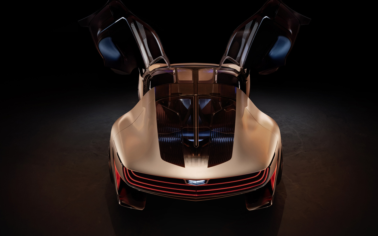 Спортивный автомобиль Cadillac Opulent Velocity Concept 2024 года вид сзади