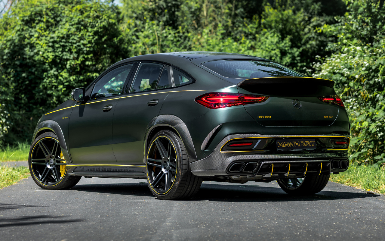 Вид сзади на автомобиль Manhart GER 800 Mercedes-AMG GLE 63 S 4MATIC+ Coupé