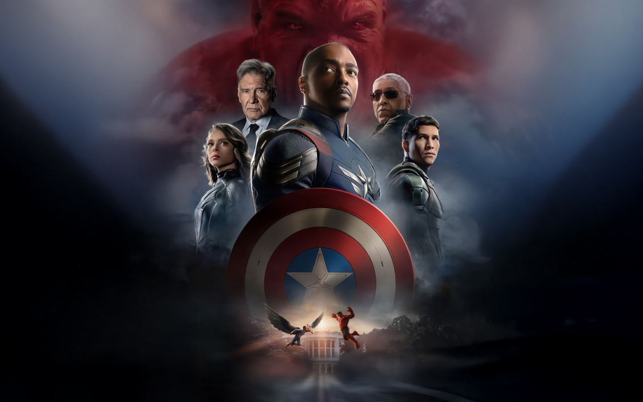 Постер фильма Капитан Америка: Дивный новый мир