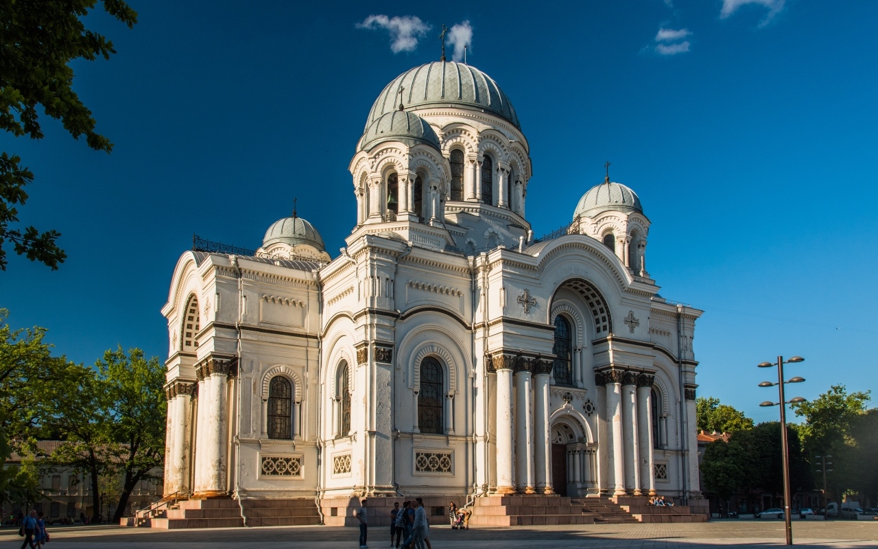 Церковь в городе Каунас, Литва