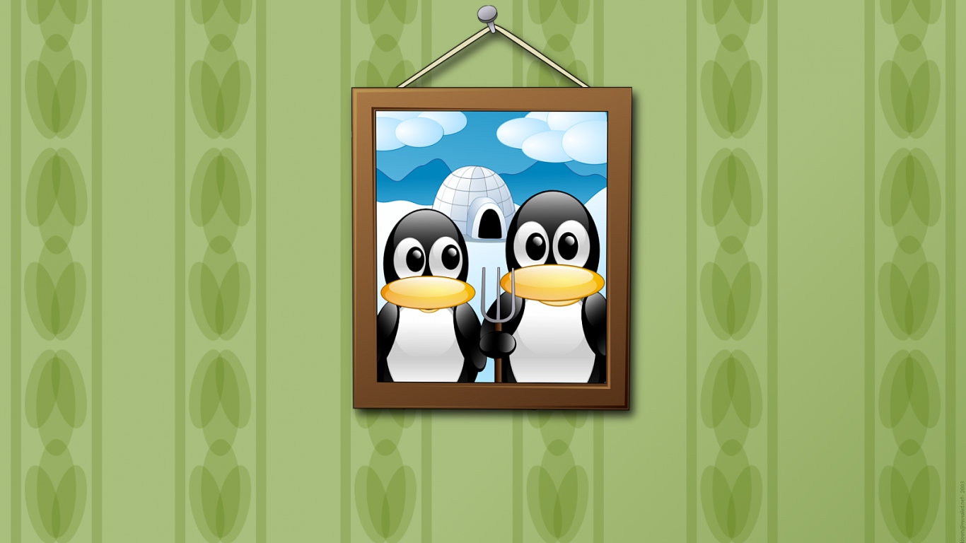 Смешная картинка Linux