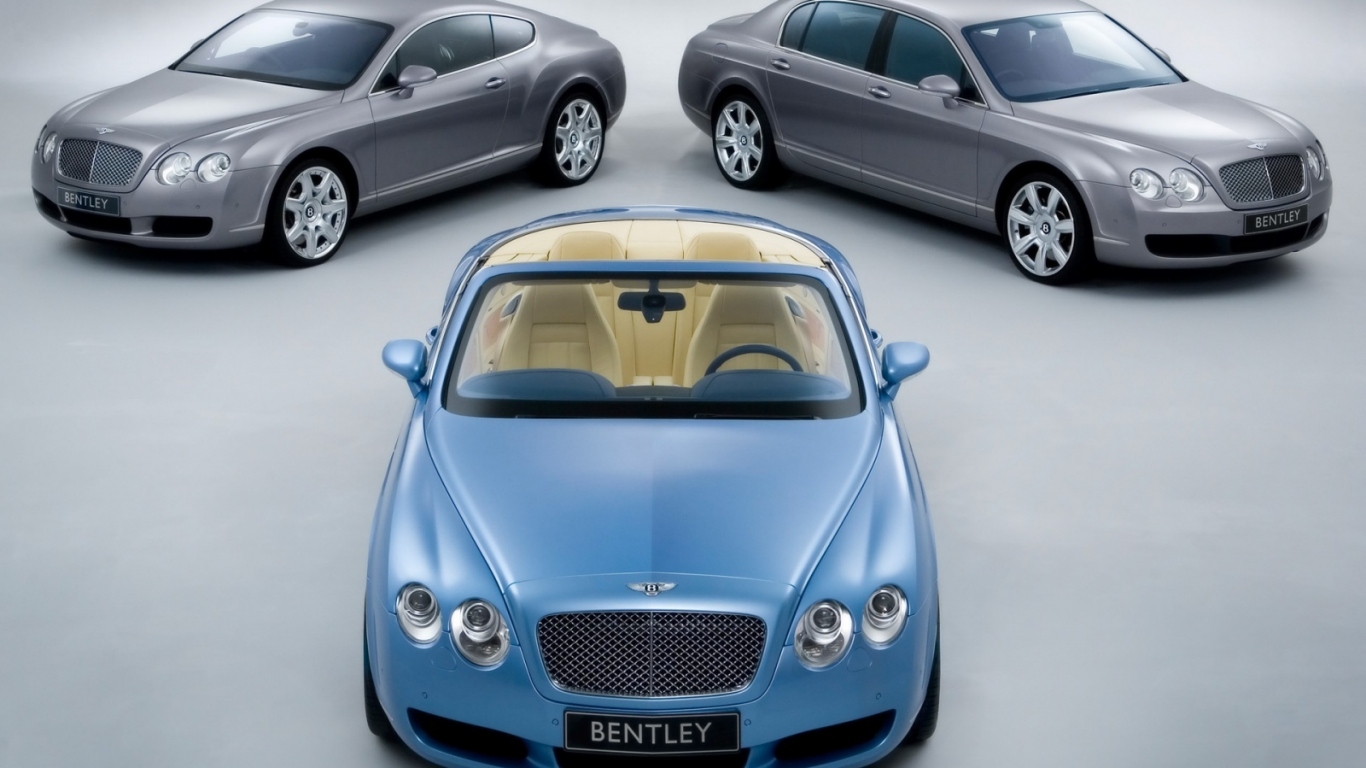 Красивый Bentley Continental