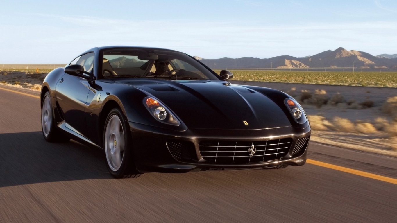 Черный Феррари 599 GTB