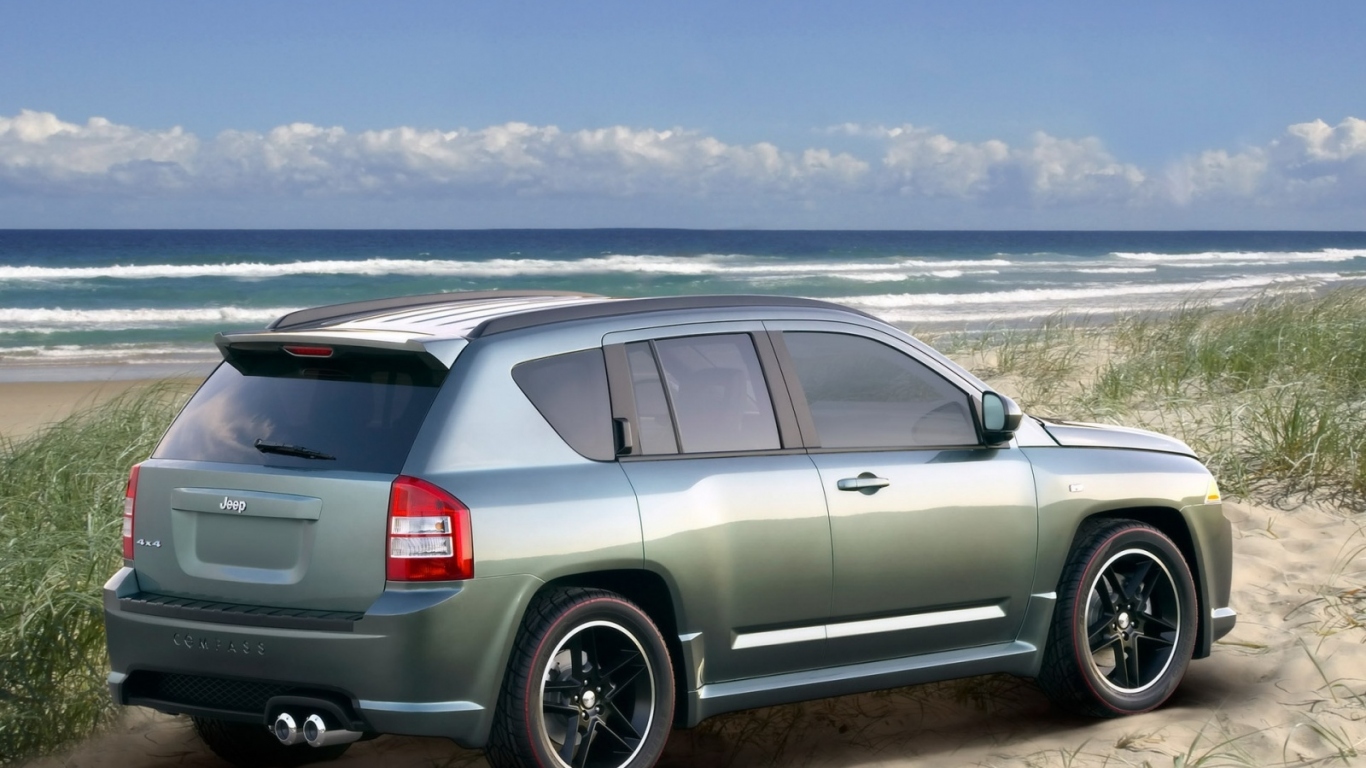 Jeep Compass у моря