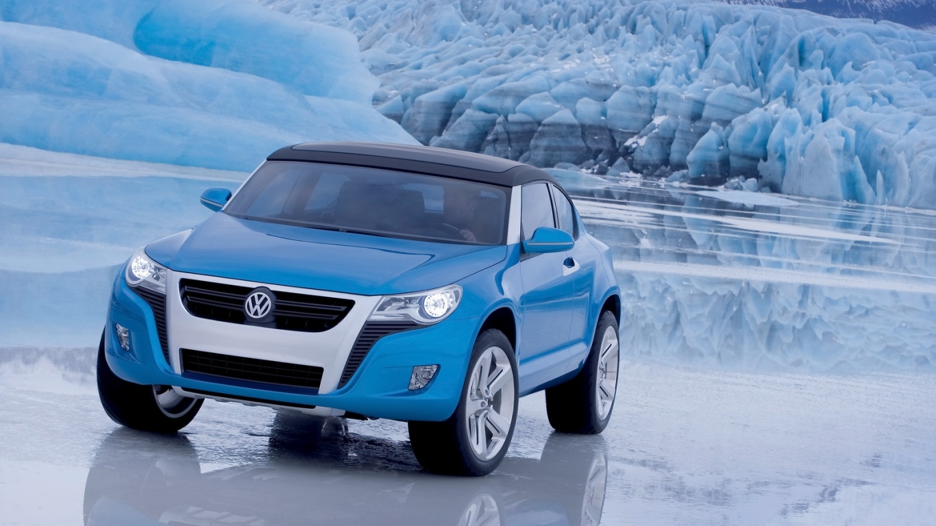Volkswagen на льду