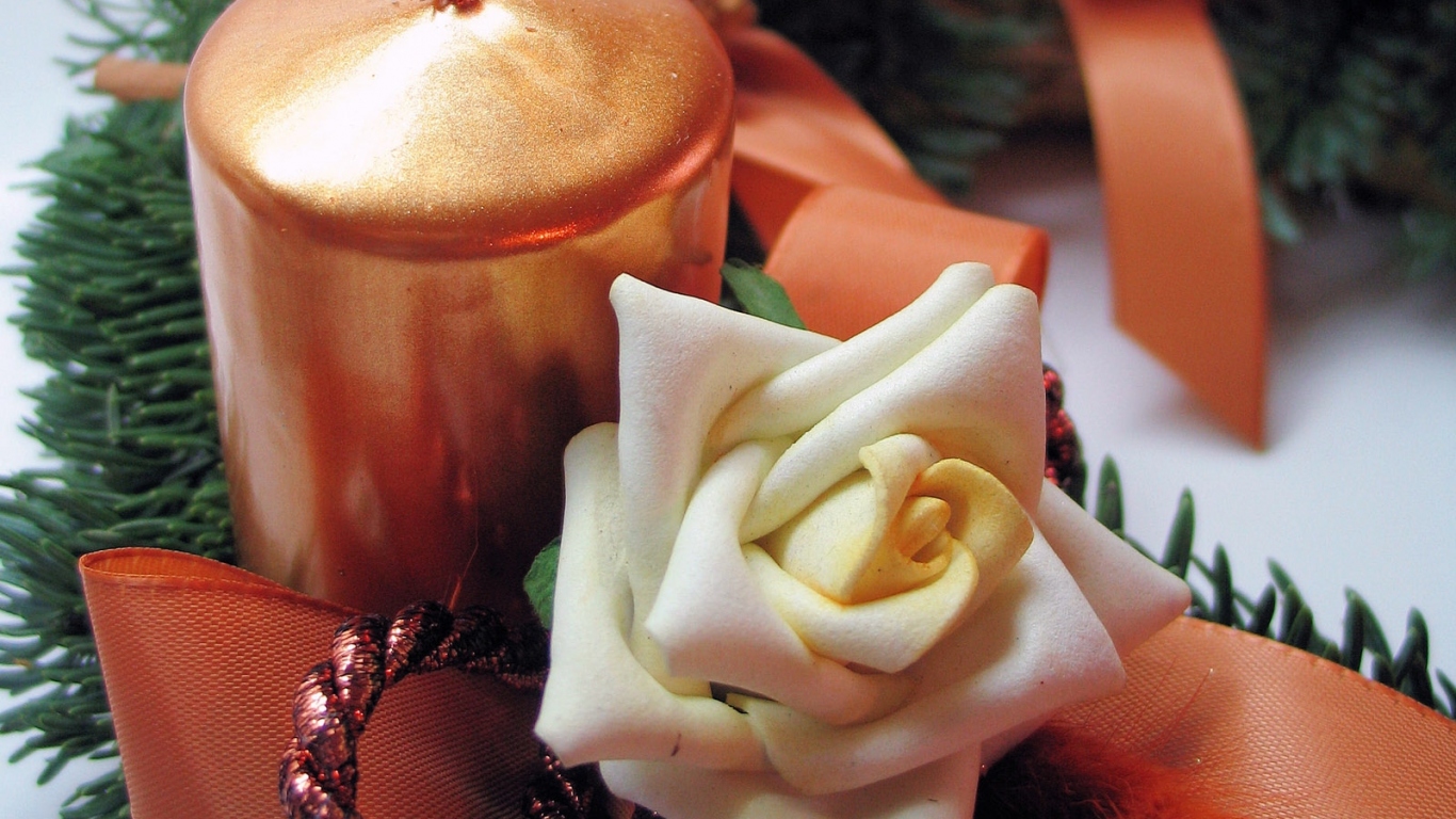 Праздничная свеча / Рождество