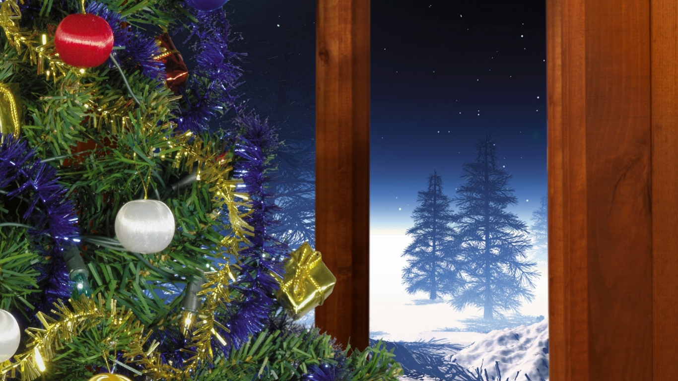 Зима за окном / Рождество