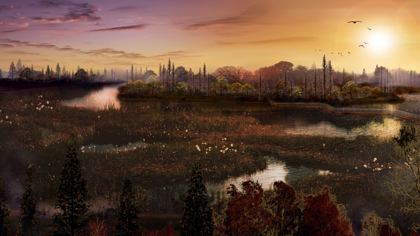 Красивый пейзаж