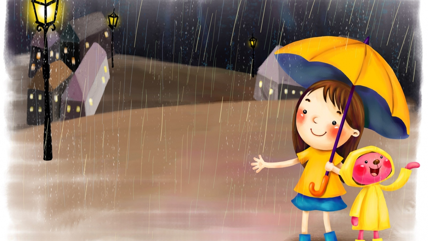 Прогулка под дождем