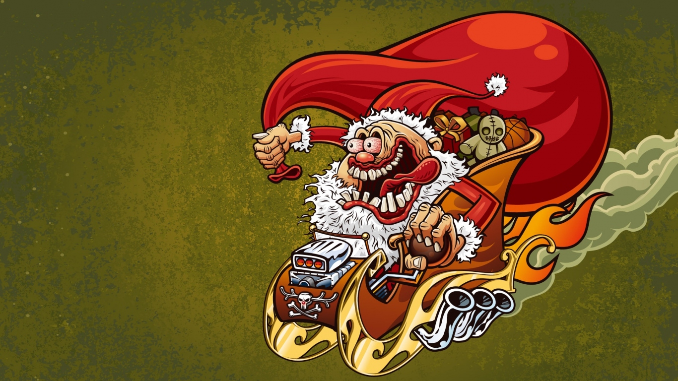 Crazy Санта Клаус