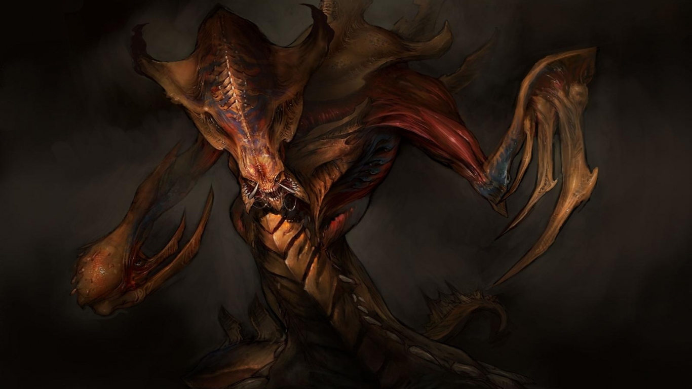 Зерг из игры Star Craft 2