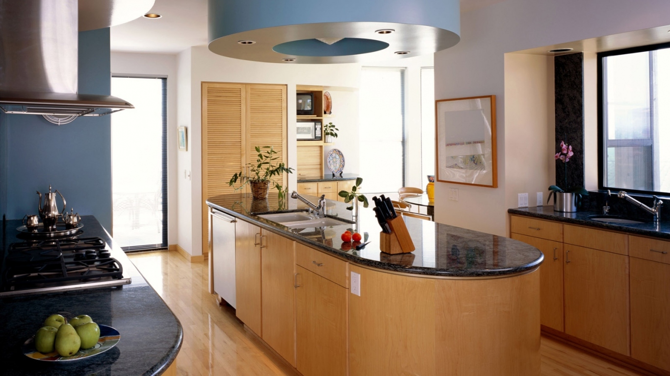 Красивый дизайн современной кухни