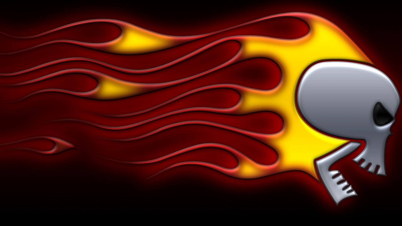 Череп в огне