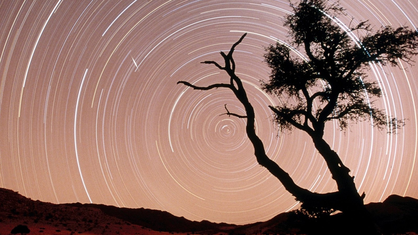Следы Звезды / Парк Namib-Naukluft / Пустыня Намиб / Намибия / Африка