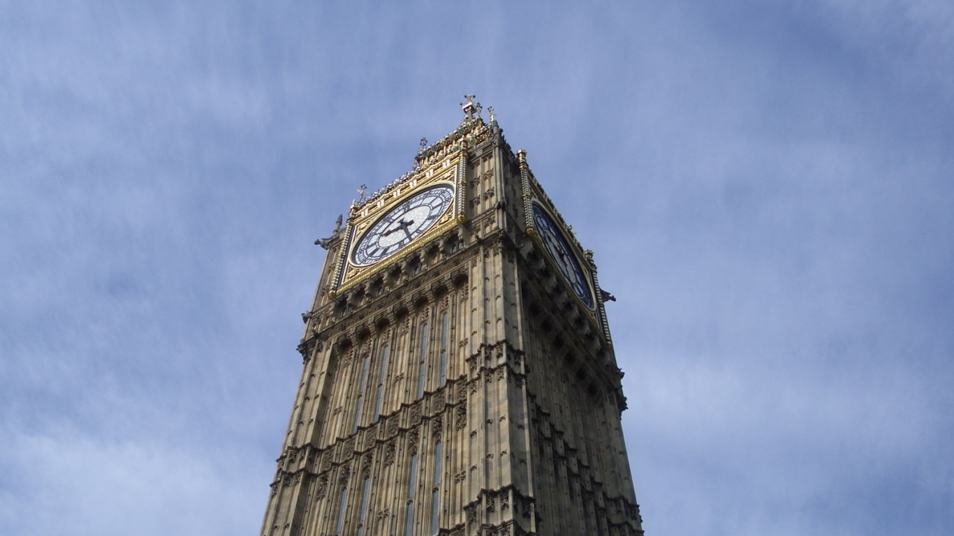 Башня Big Ban в Лондоне