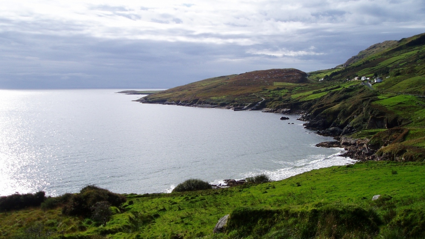 На побережье Ирландского озера