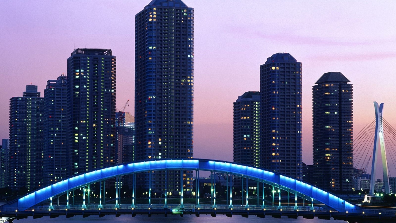 Мост Eitai, Токио, Япония