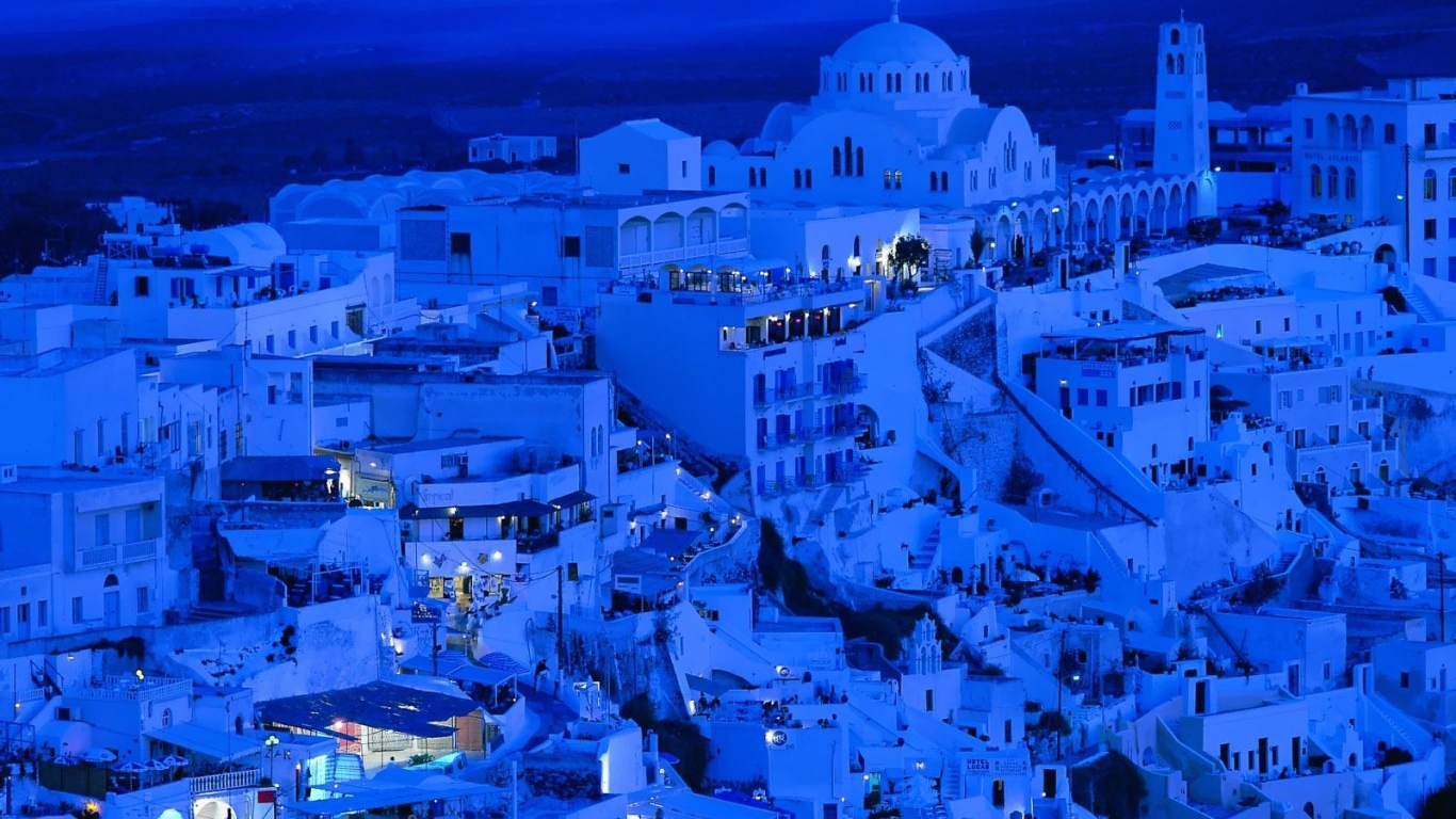 Голубой город