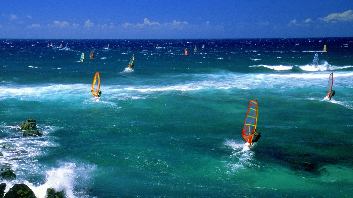 Windsurfers Мауи