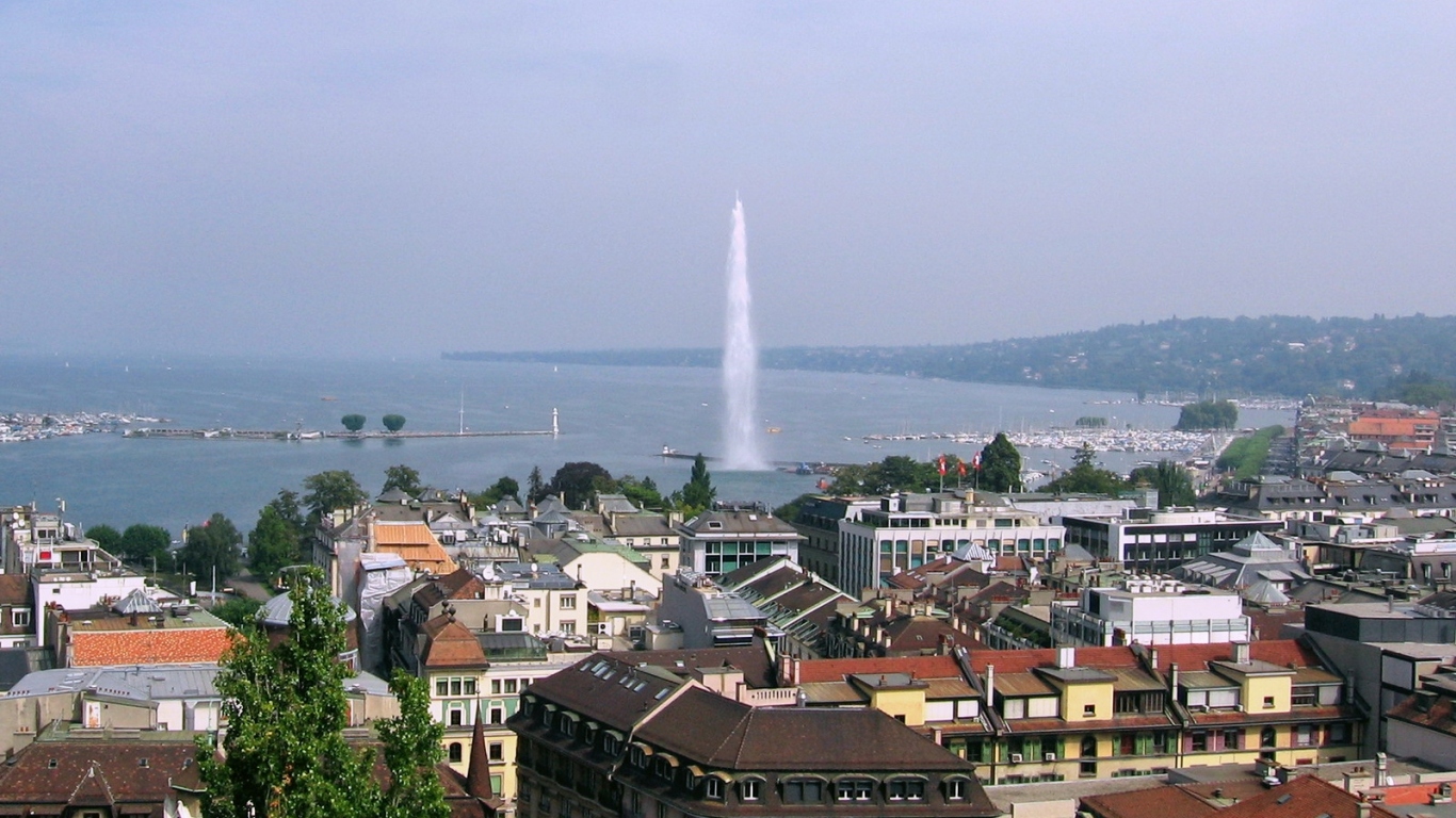 Озеро Женева, Женева