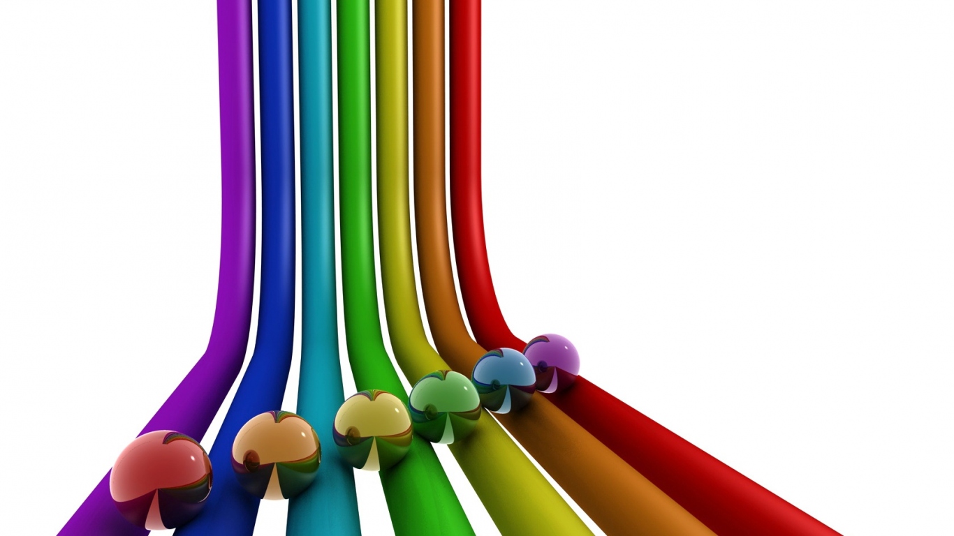 Радужные шарики