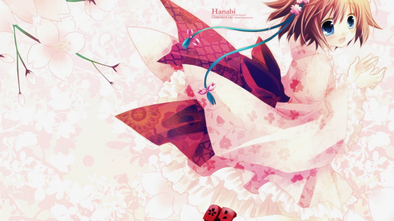 Аниме Девочка с ленточкой