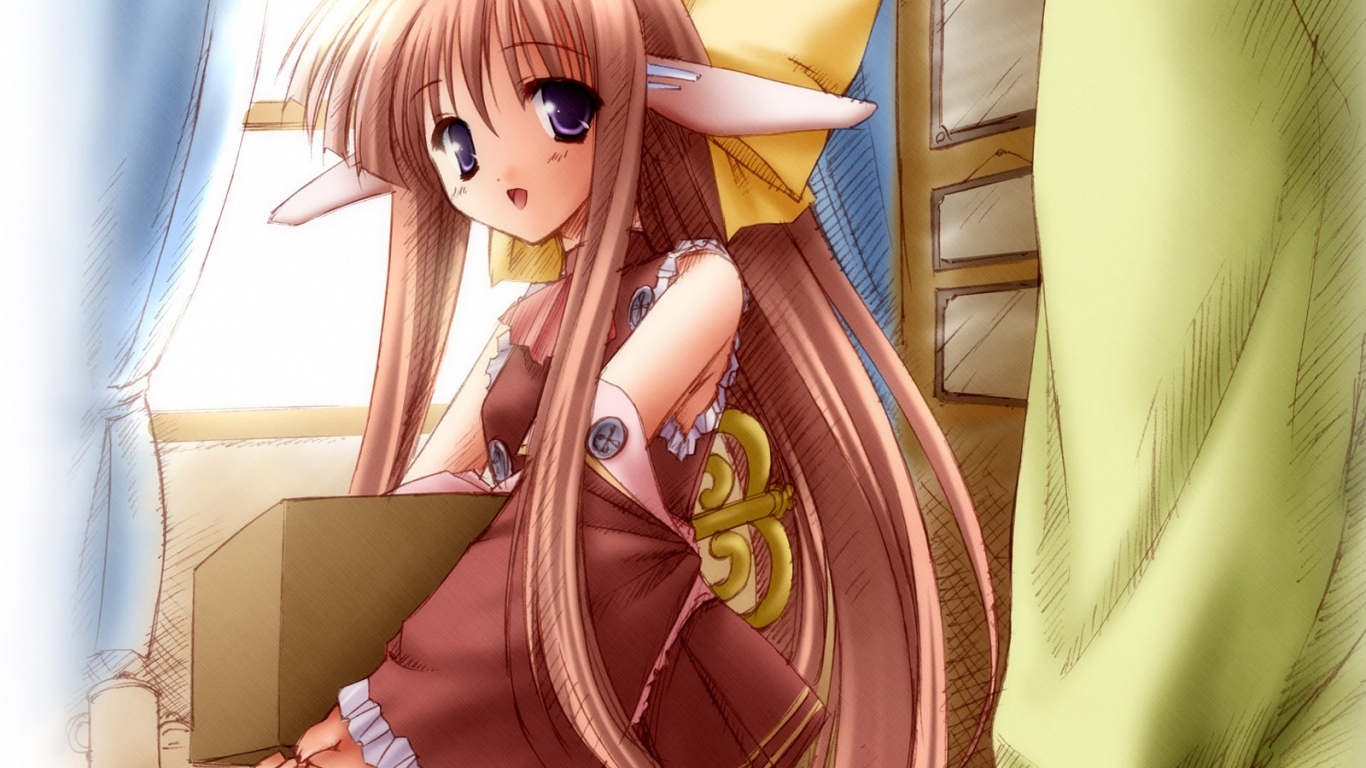 Девушка зверек