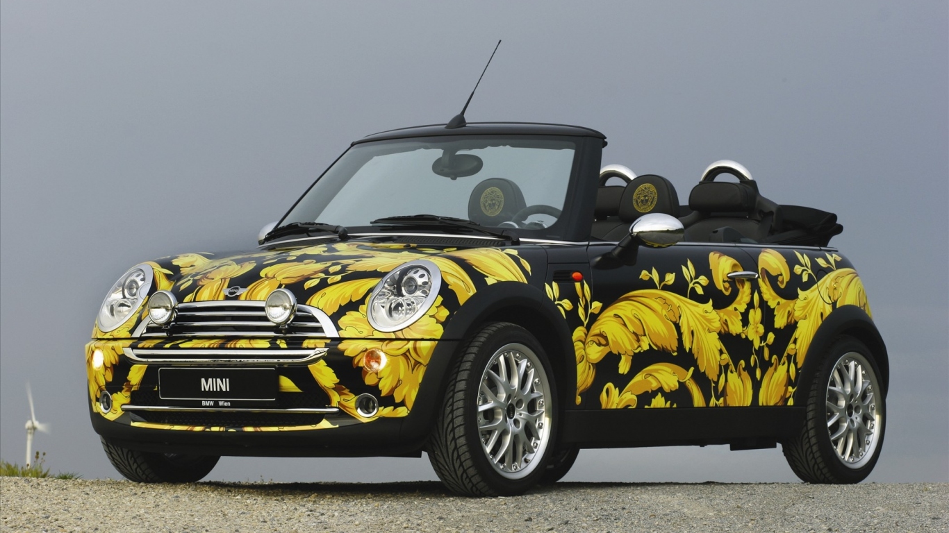 Мини Купер аэрография