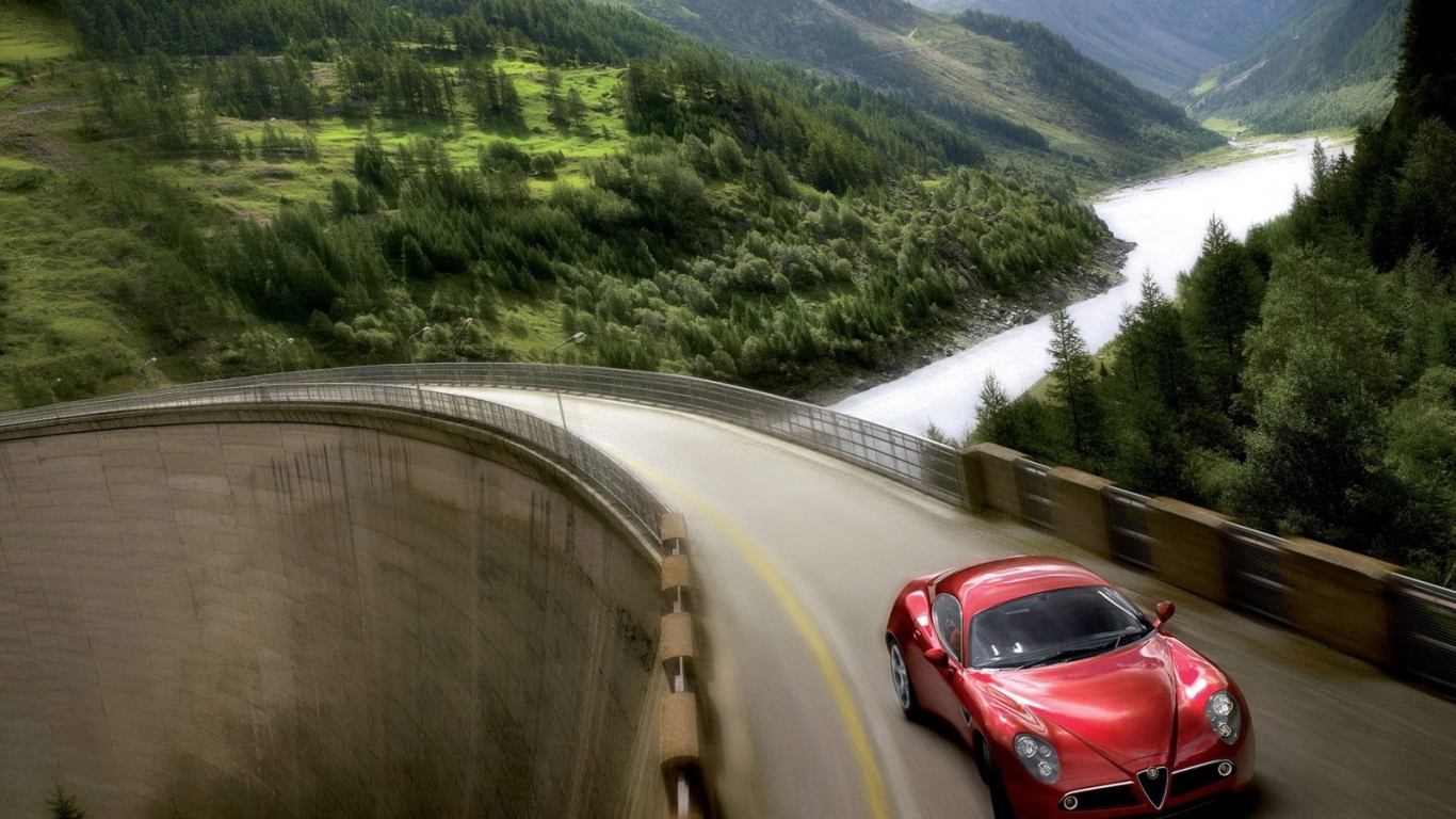 Проезжая плотину