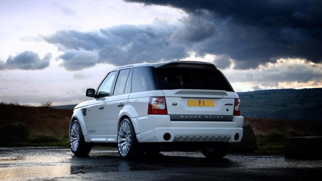 Белый Внедорожник Range Rover