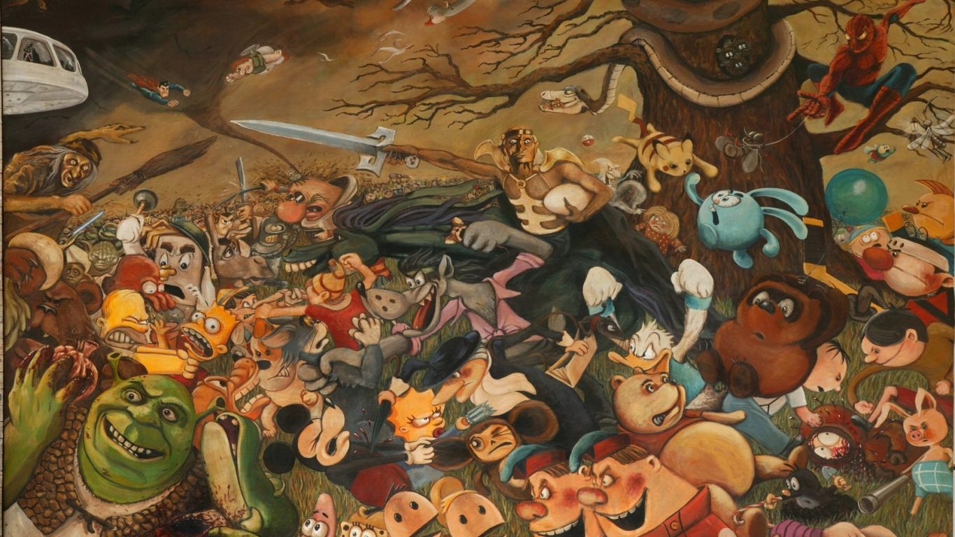 Герои мультфильмов