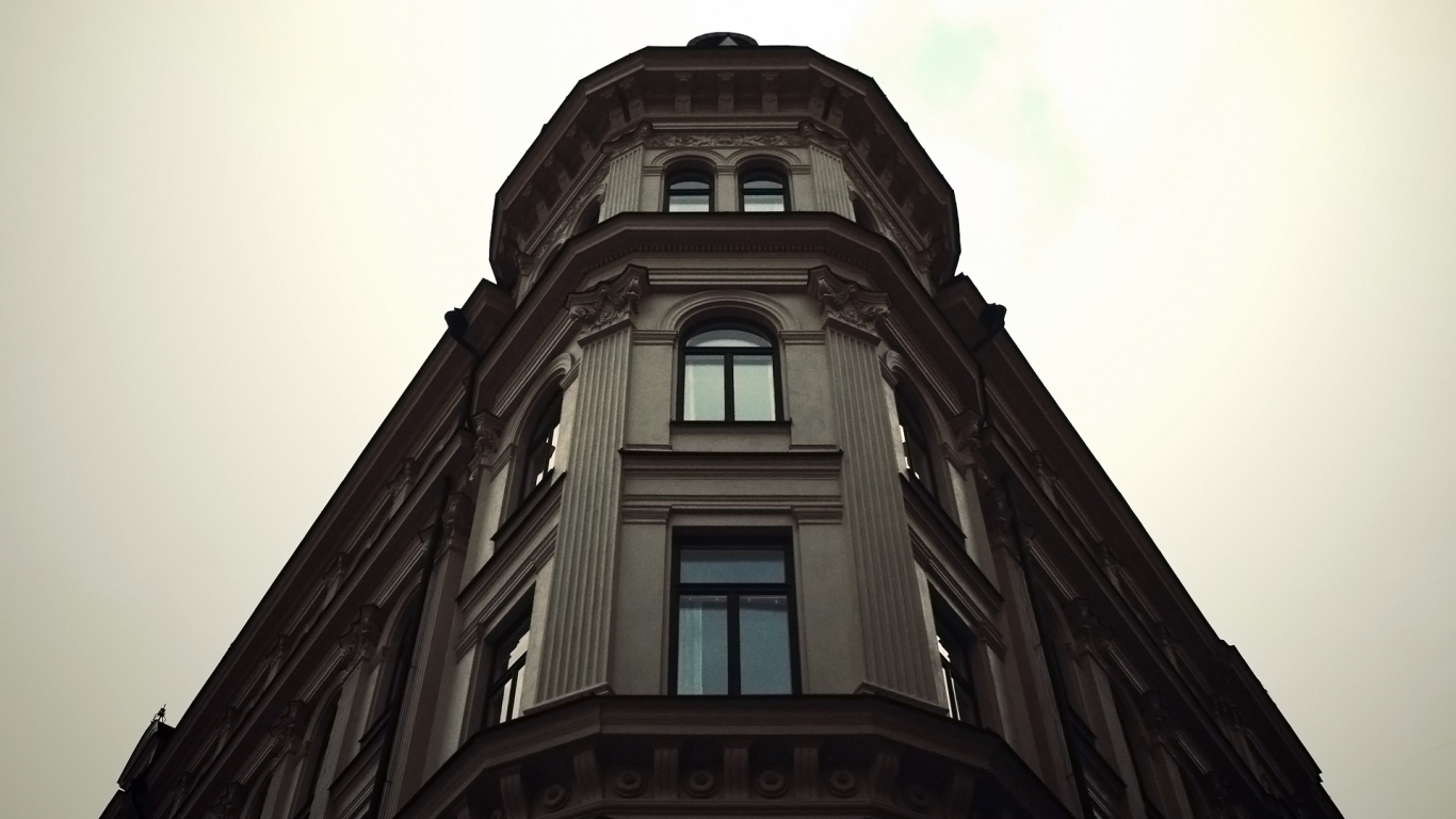 Красивая архитектура городского здания