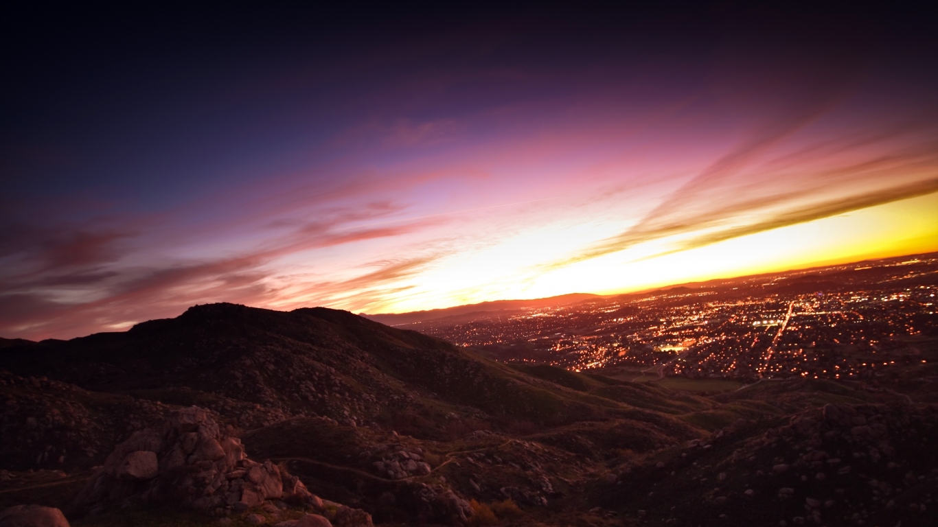 Городской закат