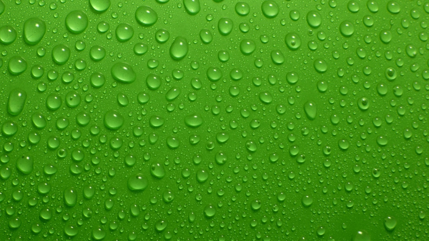 Зеленые капли