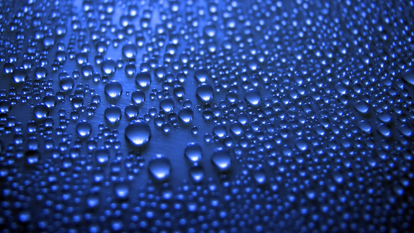 Множество мелких капель