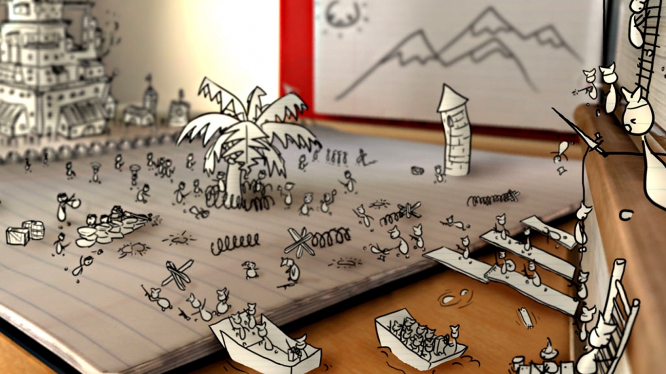 Нарисованный мир