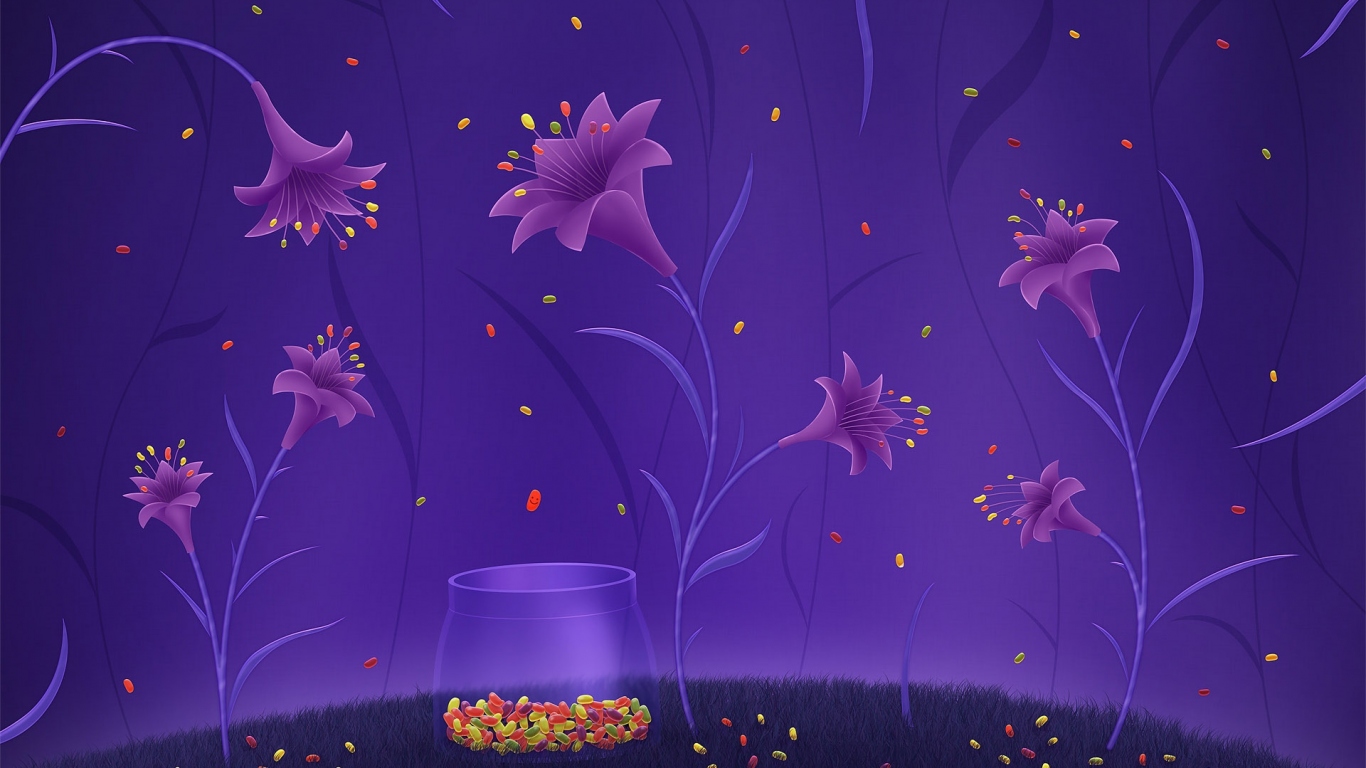 Цветы конфеты