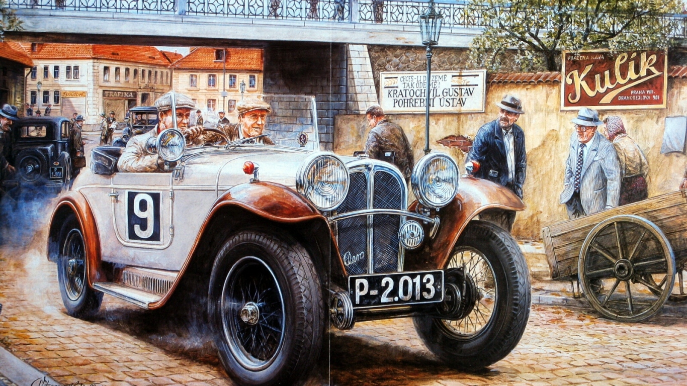 Гонки на старинных автомобилях