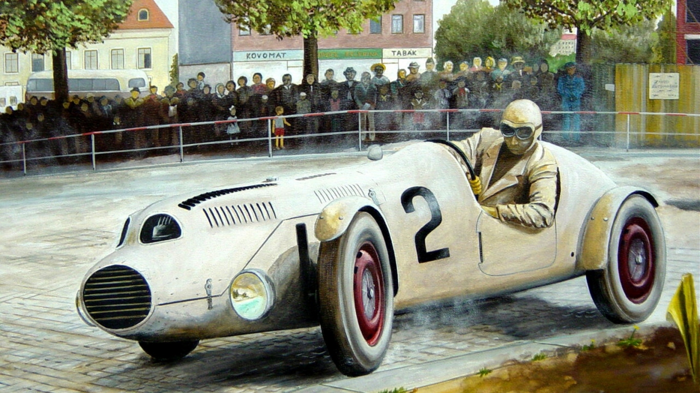 Спортивный ретро автомобиль