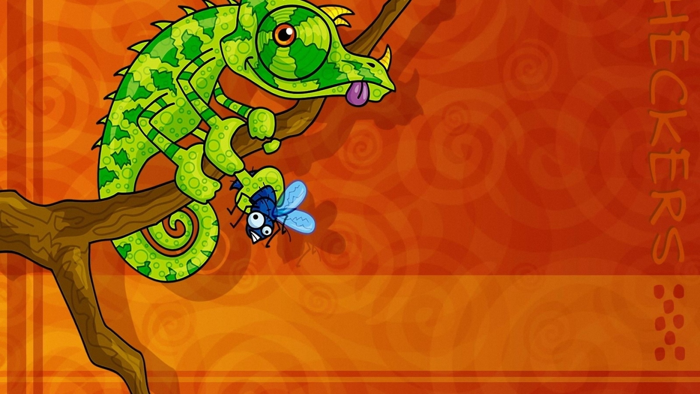 Ящер и муха