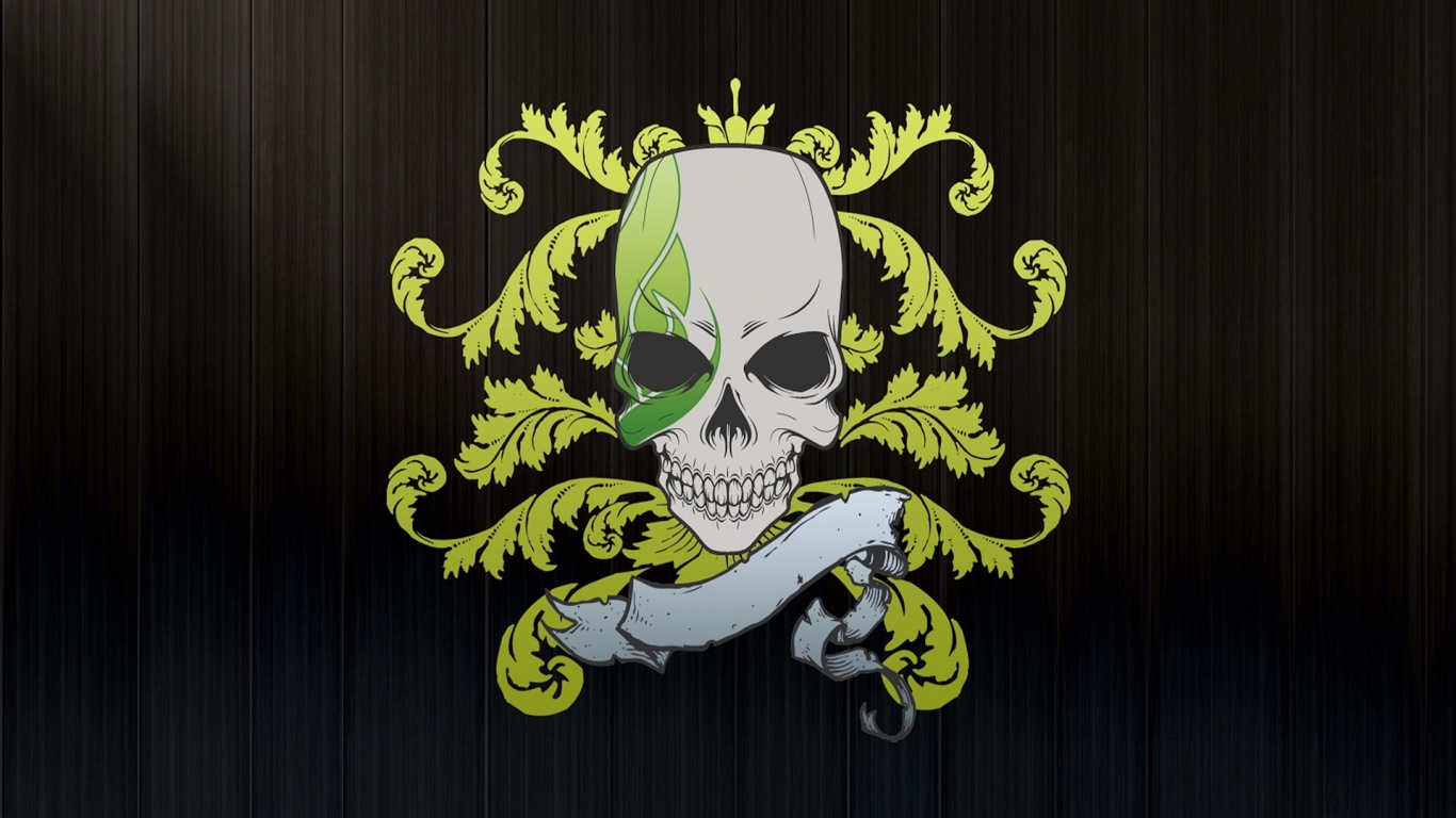 Эмблема с черепом