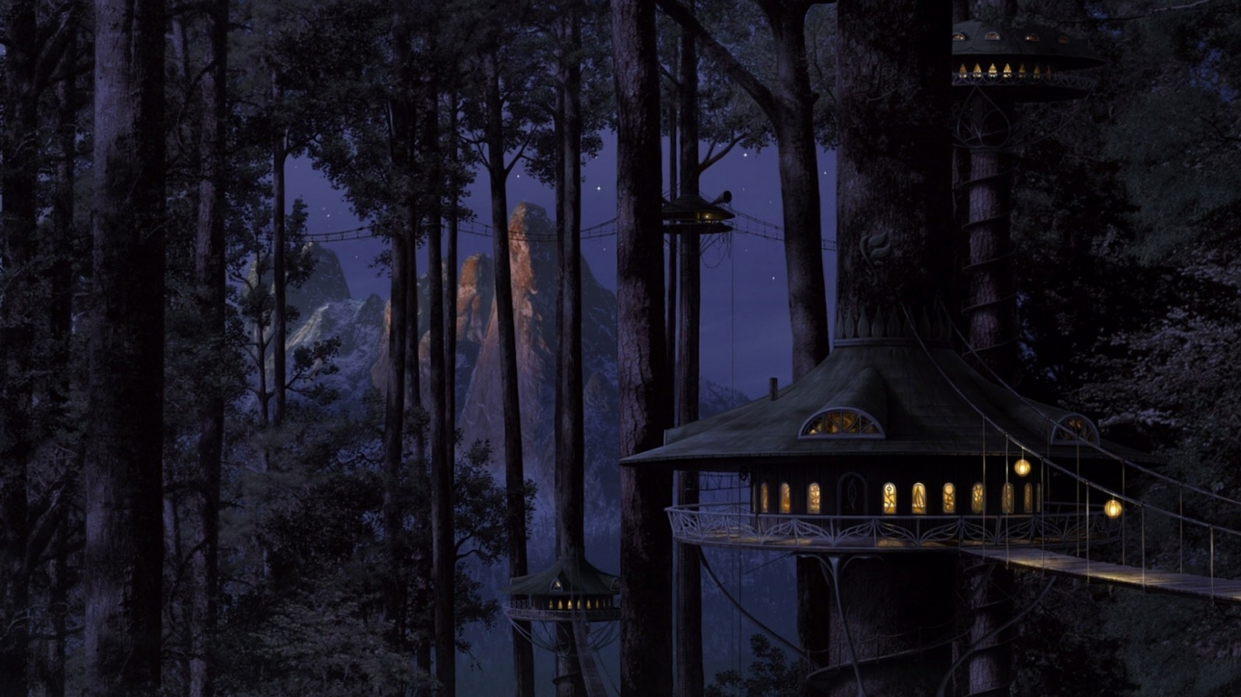 Дома лесных эльфов