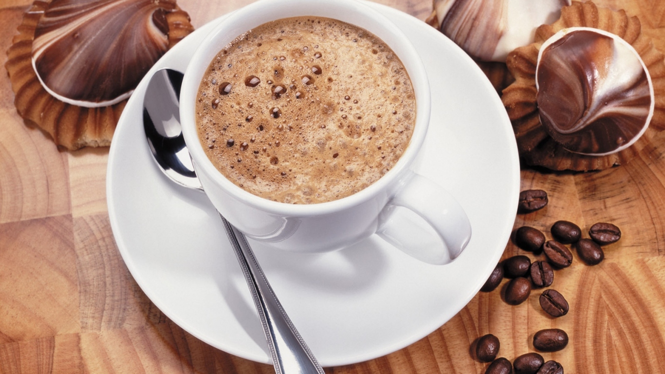 Кофе с пирожным