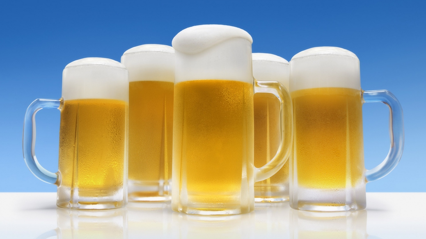 Прохладное пиво