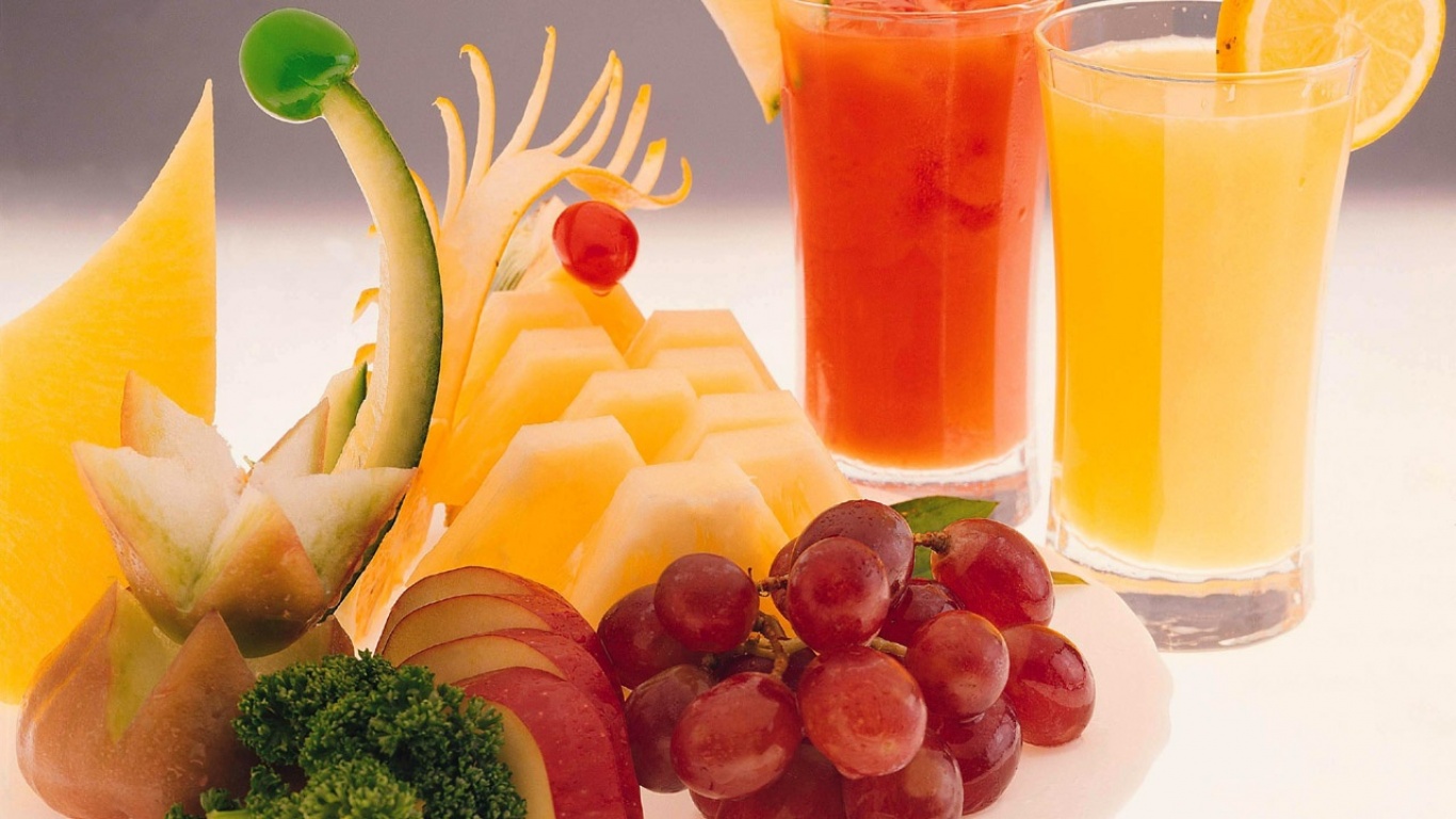 Juice from fresh fruit