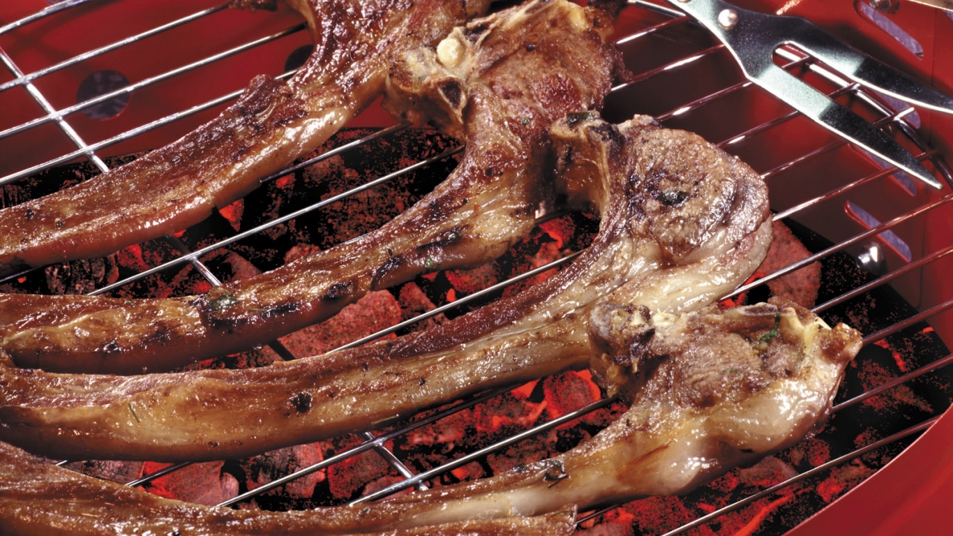 Жареные ребрышки