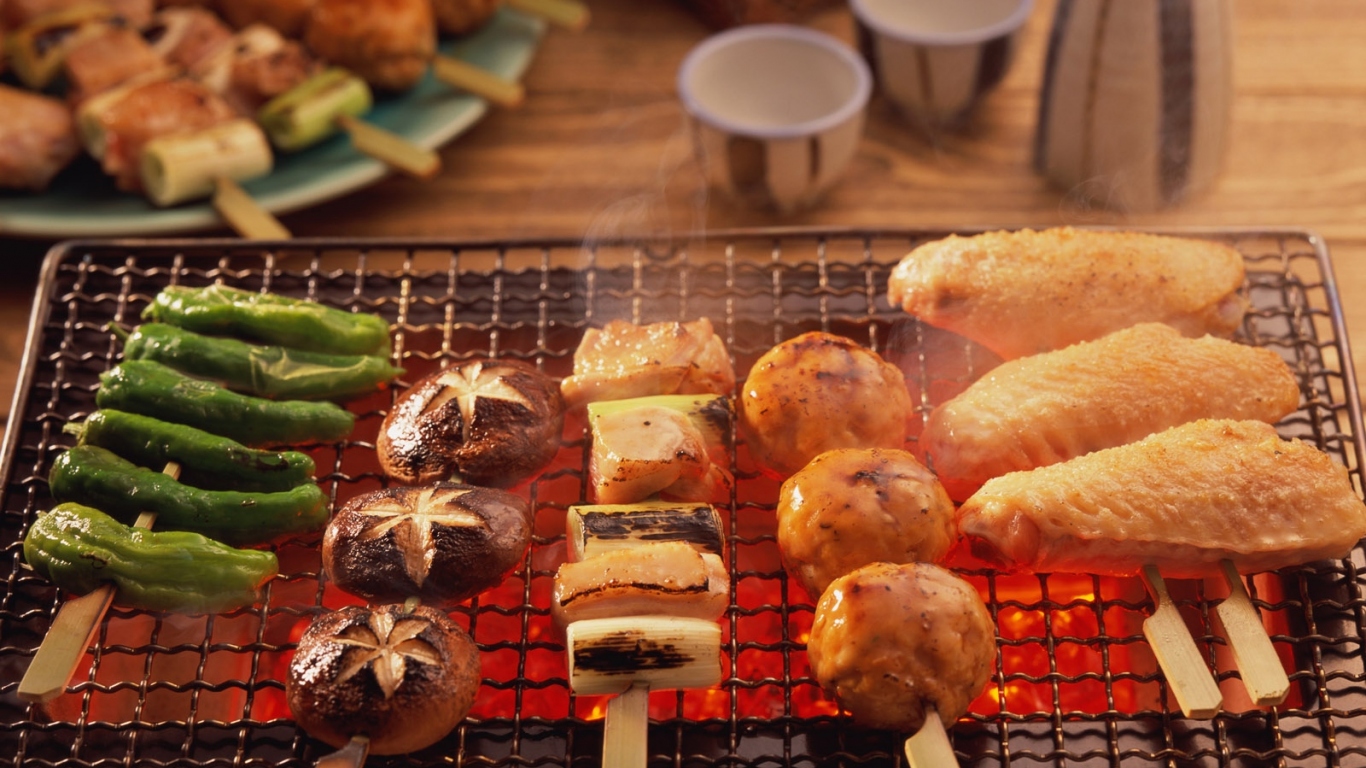 Мясо овощи барбекю