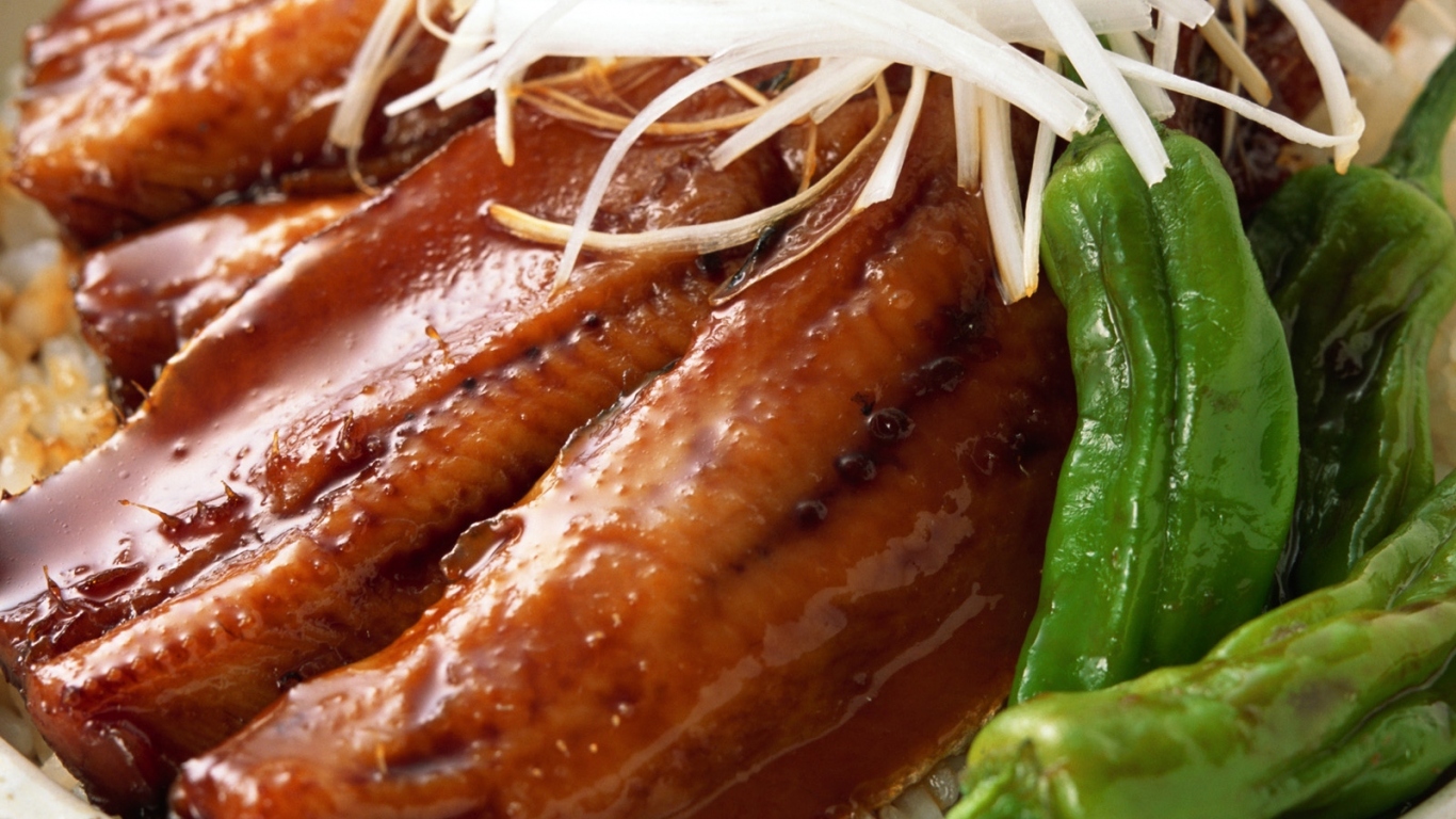 Рыба с рисом и фасолью