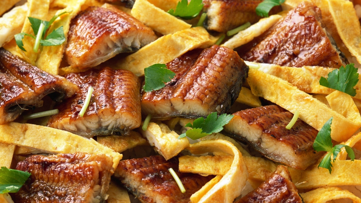 Рыба с рисом и сыром